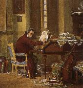 robert schumann A 19th century artists created the impression that Beethoven County painting
